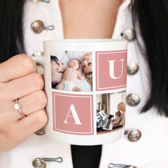 Aunt Photo Collage Custom Giant Coffee Mug (Creator Uploaded)