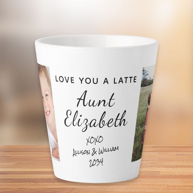 Aunt Photos Love You A Latte Mug (Creator Uploaded)