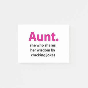 Aunt Quote Aunt Post-it Notes