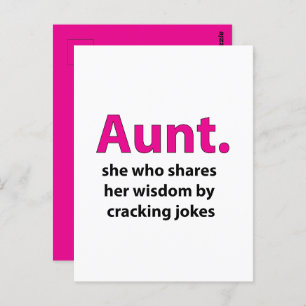 Aunt Quote Aunt Postcard