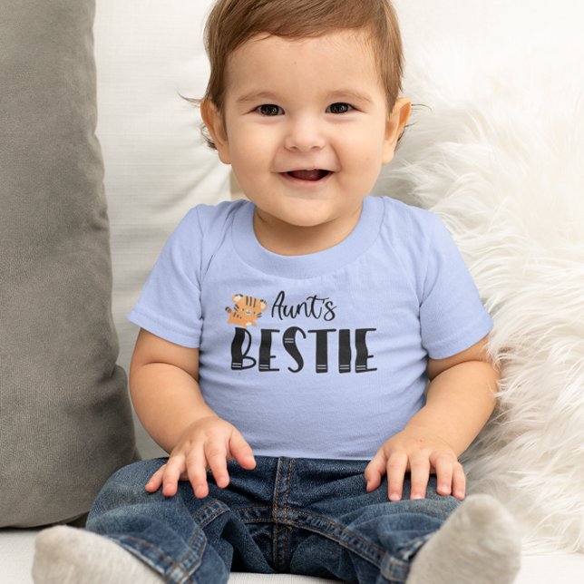Aunt´s Bestie ( ˶ ᵔ ᵕ ᵔ ˶ Baby T-Shirt (Baby Sprüche Shirts)