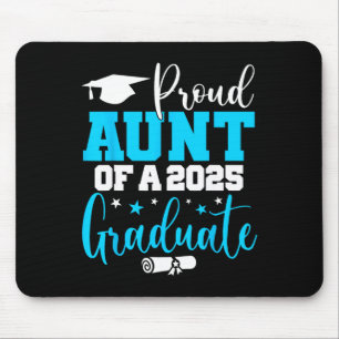 Aunt Senior 2025 Proud Aunt Of A Cl Of 2025 Gradua Mouse Pad