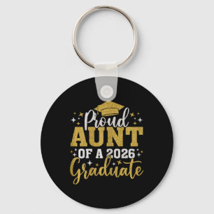 Aunt Senior 2026 Proud Aunt Of A 2026 Graduate Don Key Ring