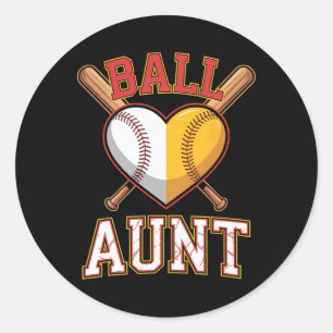 Aunt Softll Sell Auntie Of Both Ll Funny Mothers D Classic Round Sticker