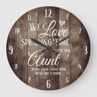 Aunt Spending Time with Custom Name