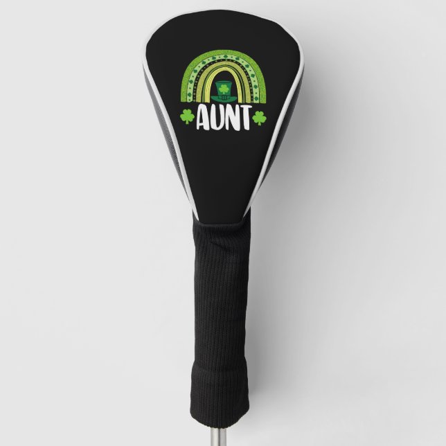 Aunt St Patricks Golf Head Cover (Front)