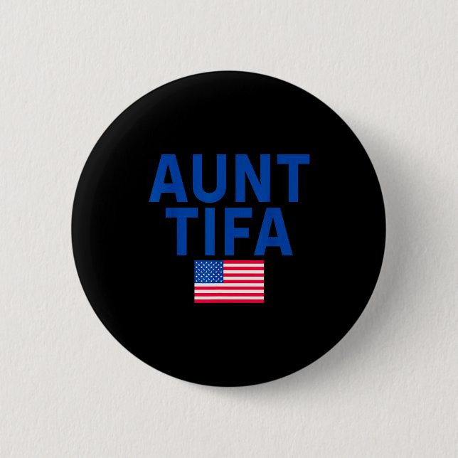 Aunt Tifa  6 Cm Round Badge (Front)