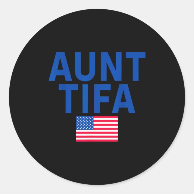 Aunt Tifa  Classic Round Sticker (Front)