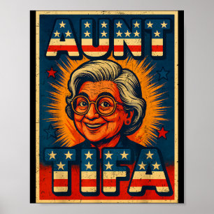 Aunt Tifa Shirt Aunt Tifa Funny Style Ster  Poster
