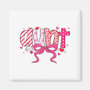 Aunt Valentine Heart Auntie Valentines Day Coquett Magnet