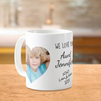 Aunt We Love You Personalised Photos