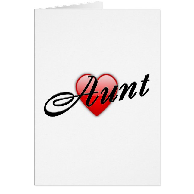 Aunt with Heart Graphic (Front)