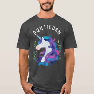 Aunticorn Aunt Unicorn Auntie Nephew Niece Uncle S T-Shirt