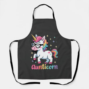 Aunticorn Aunty Dabbing Unicorn Auntie Aunt Christ Apron