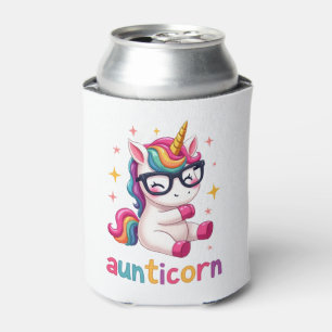 Aunticorn Aunty Dabbing Unicorn Auntie Aunt Christ Can Cooler