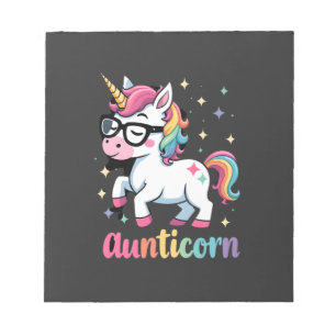 Aunticorn Aunty Dabbing Unicorn Auntie Aunt Christ Notepad