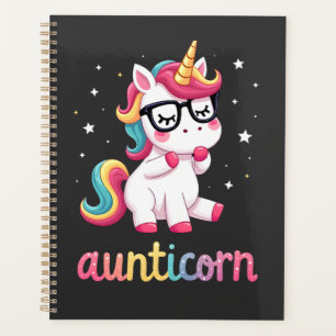 Aunticorn Aunty Dabbing Unicorn Auntie Aunt Christ Planner