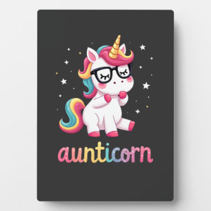 Aunticorn Aunty Dabbing Unicorn Auntie Aunt Christ Plaque