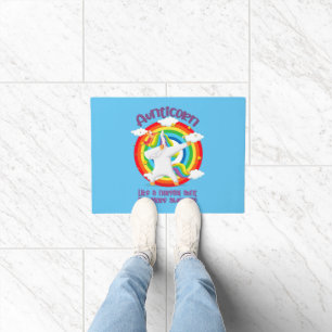 Aunticorn Like A Normal Aunt But More Awesome Doormat