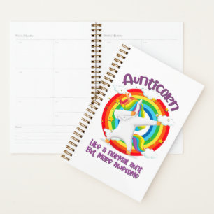 Aunticorn Like A Normal Aunt But More Awesome Planner