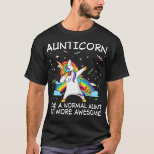 Aunticorn Like A Normal Aunt But More Awesome Unic T-Shirt