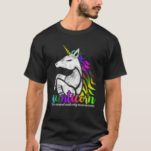 Aunticorn Like A Normal Aunt Only Awesome Tee Chri