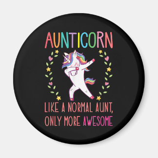 Aunticorn Like A Normal Aunt Only More Awesome Magnet