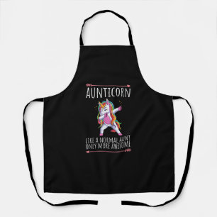 Aunticorn Like An Aunt Only Awesome Aunt Unicorn D Apron