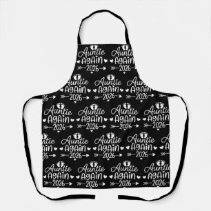 Auntie Again 2026 Pregnancy Announcement Apron