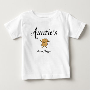Auntie Baby Clothes Nugget Niece Nephew T-Shirt