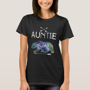 Auntie Bear Matching Family Vacation Camping Rusti T-Shirt