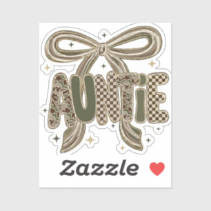 Auntie Camo Gift from Sister New Baby Announcement