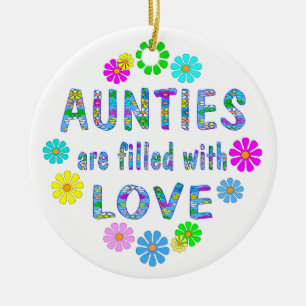 Auntie Ceramic Ornament