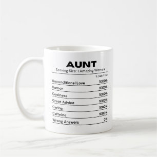 Auntie Cute Caring Best Aunt Coffee Mug