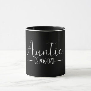 Auntie Established 2020 Mug