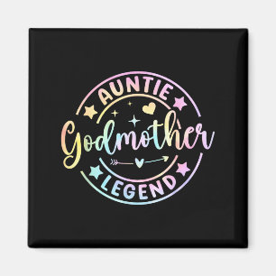 Auntie godmother legend retro godmama mother's day magnet