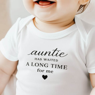Auntie Has Waited Baby Bodysuit Gift
