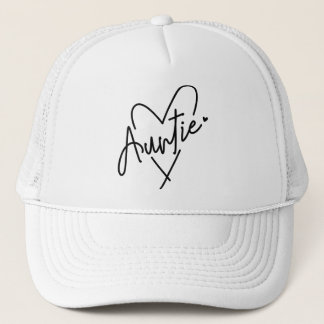 Auntie Heart | Gifts for Aunt | Trucker Hat