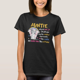 Auntie  Hug Like A Mother Keeps Secrets Like A Sis T-Shirt