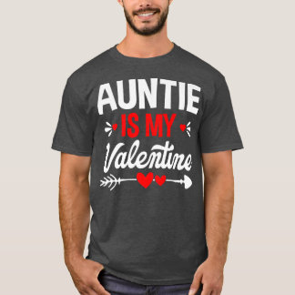 Auntie Is My Valentines Day Matching Family Hearts T-Shirt