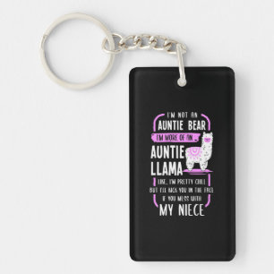 Auntie Llama Key Ring
