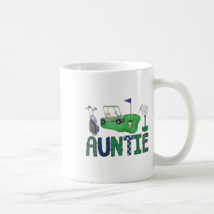 Auntie Of The Birthday Boy Hole In One Golf Sport  Coffee Mug