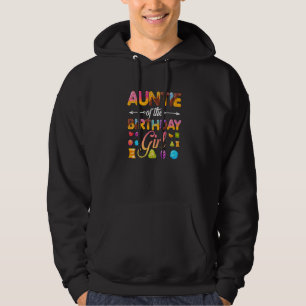 Auntie Of The Birthday Girl Doughnut Birthday Part Hoodie
