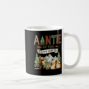 Auntie of The Happy Camper First Birthday Camping Coffee Mug