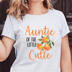 Auntie Of The Little Cutie Baby Shower T-shirt