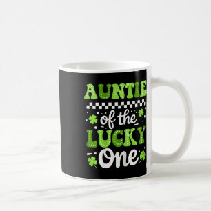Auntie Of The Lucky One First Birthday Patrick's D Coffee Mug