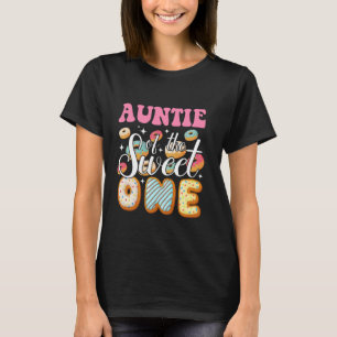 Auntie Of The Sweet One First Birthday Doughnut Pa T-Shirt
