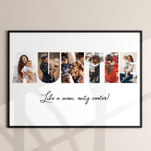 Auntie Photo Collage Poster (Creator Uploaded)