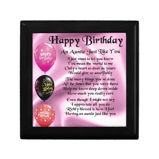 happy birthday auntie gifts