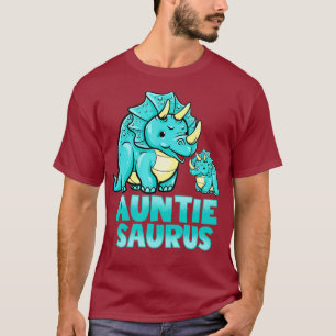 Auntie Saurus Dinosaur Funny Auntiesaurus  For T-Shirt